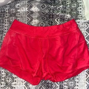 Hot pink champion shorts